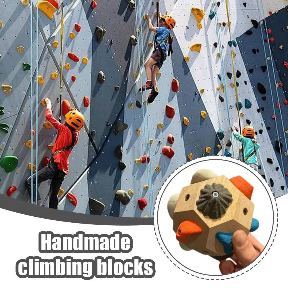 Handmade Wooden Climbing Blocks - Toddler Montessori Educational Stacking Toys Non-Toxic Safe Indoor Outdoor Play Set