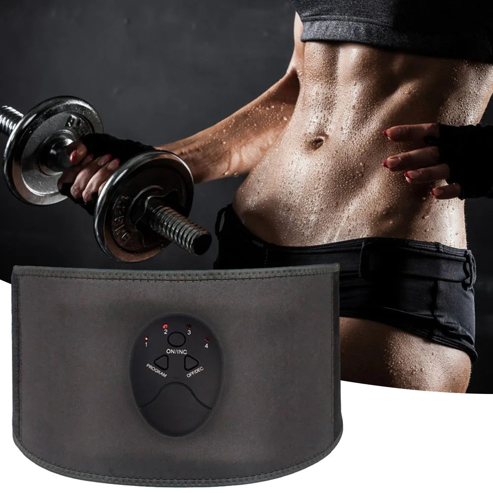 Elastic Rechargeable Waist Trainers USB Charging Abdominal Exerciser Fitness Accessories